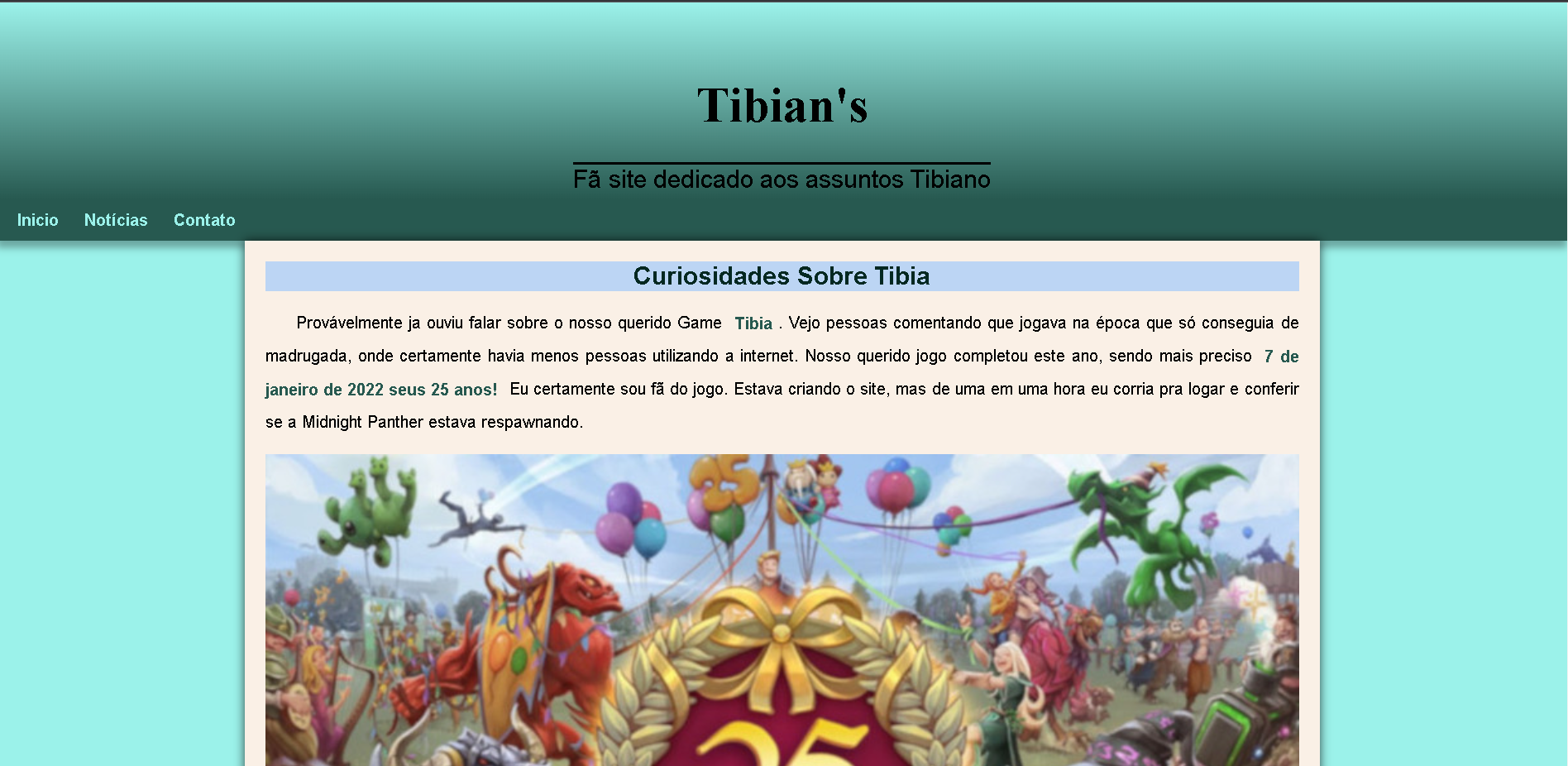 First version of tibia